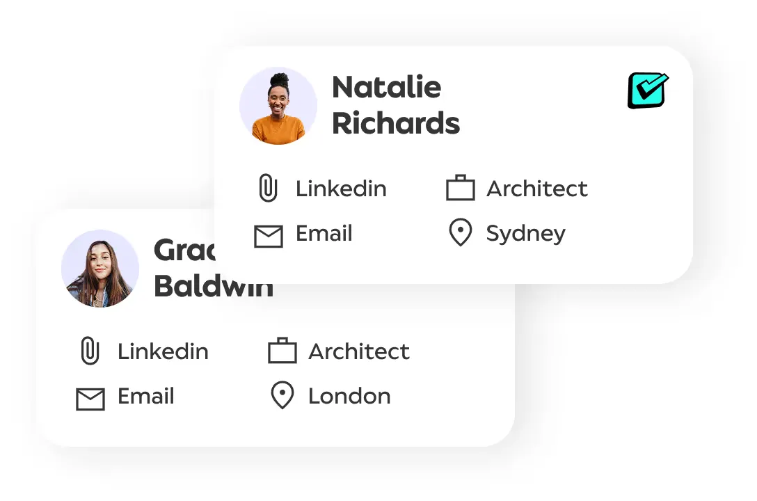 Respondent targeting cards showing audience filters