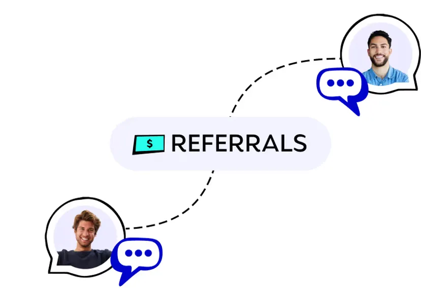 Referral program illustration