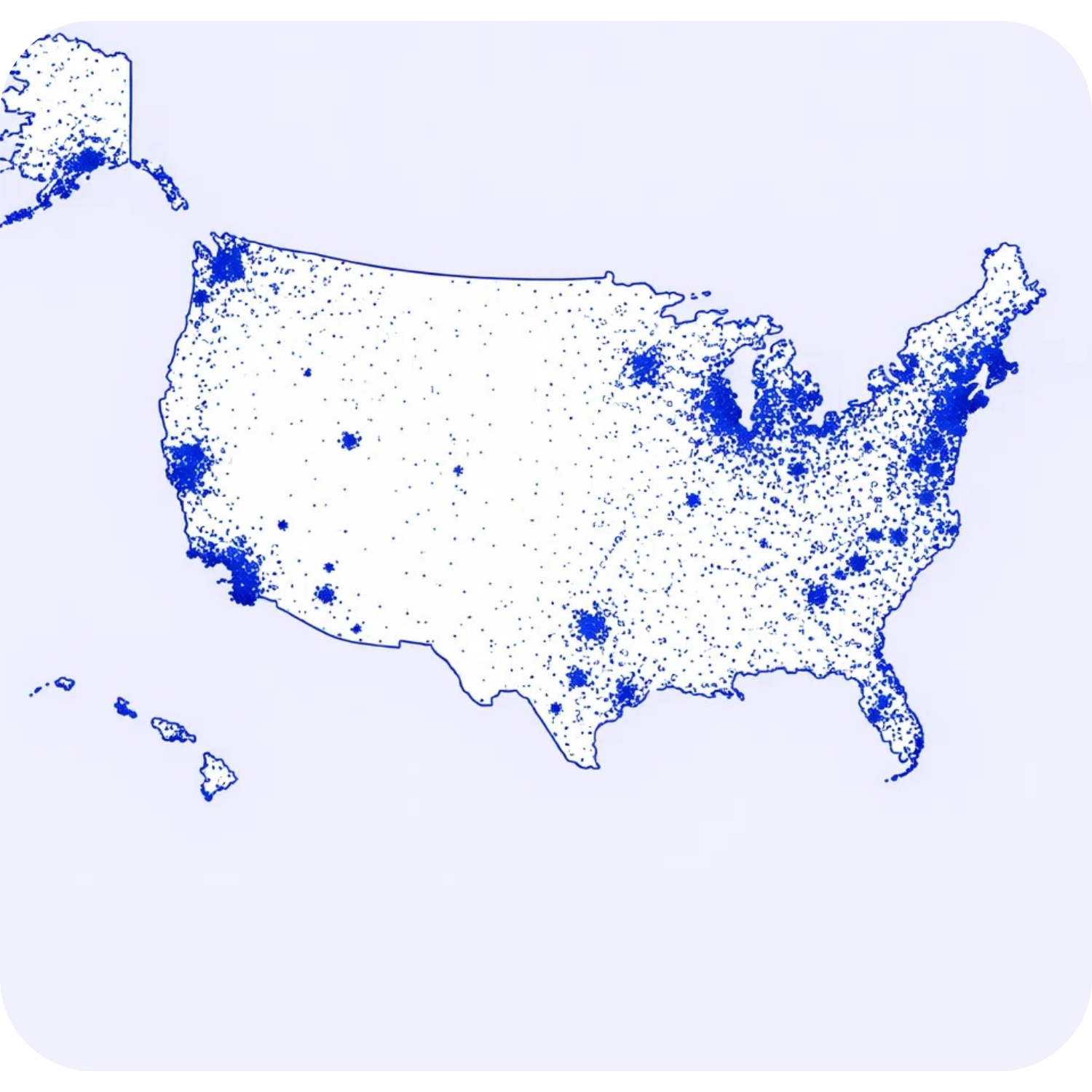 United States panel map snapshot