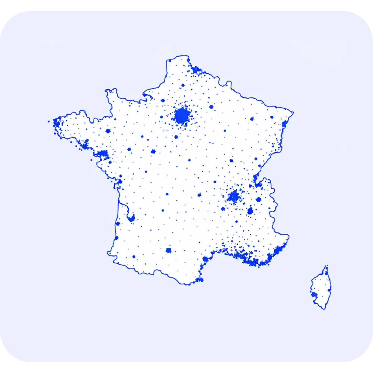 France panel map snapshot